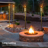 Matney Bamboo refillable metal torches